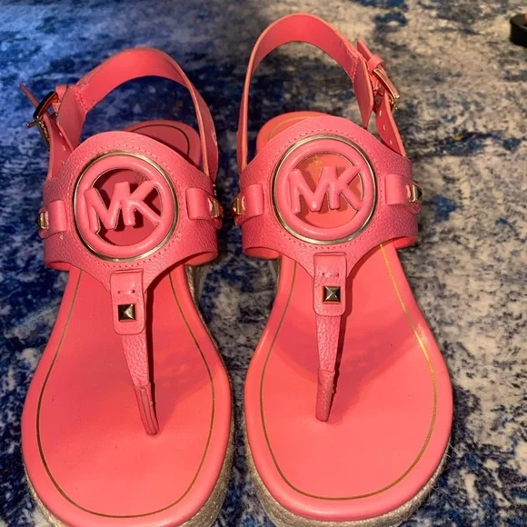 Michael Kors Shoes Pinkpeach Colored Michael Kors Aubrey Cut